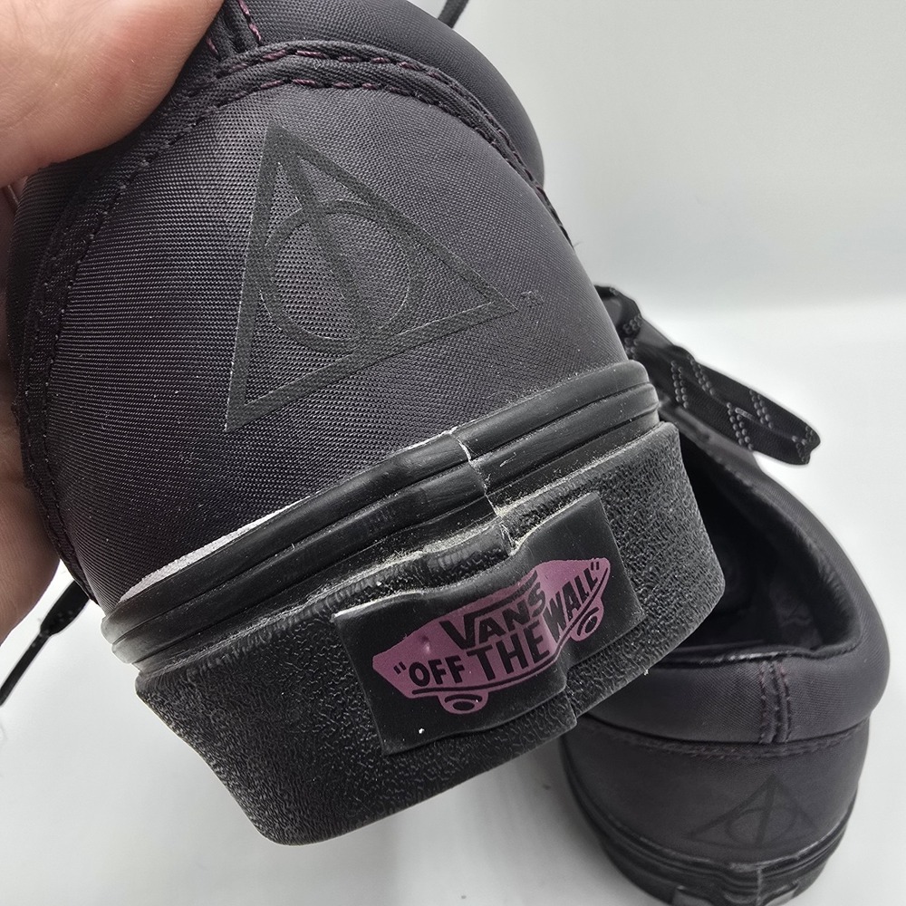 VANS Old Skool Harry Potter Deathly Hallows Black Men's Size 8 Women Size 9.5 - Picture 3 of 13